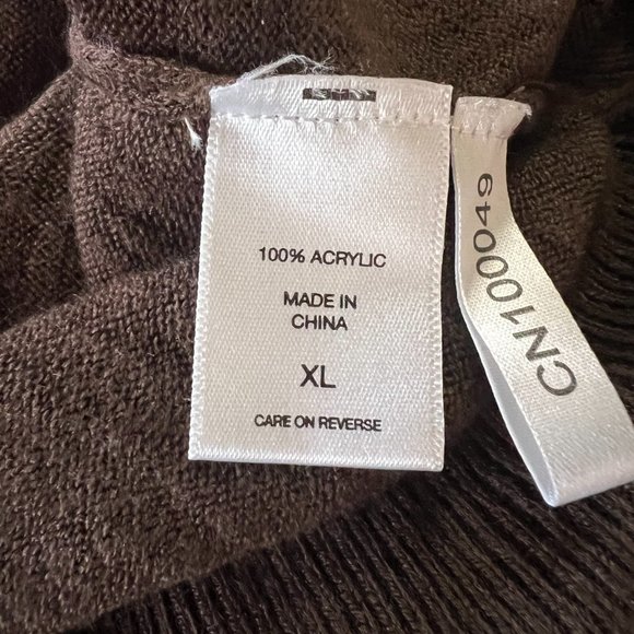 New York & Company brown tunic sweater - Picture 8 of 10